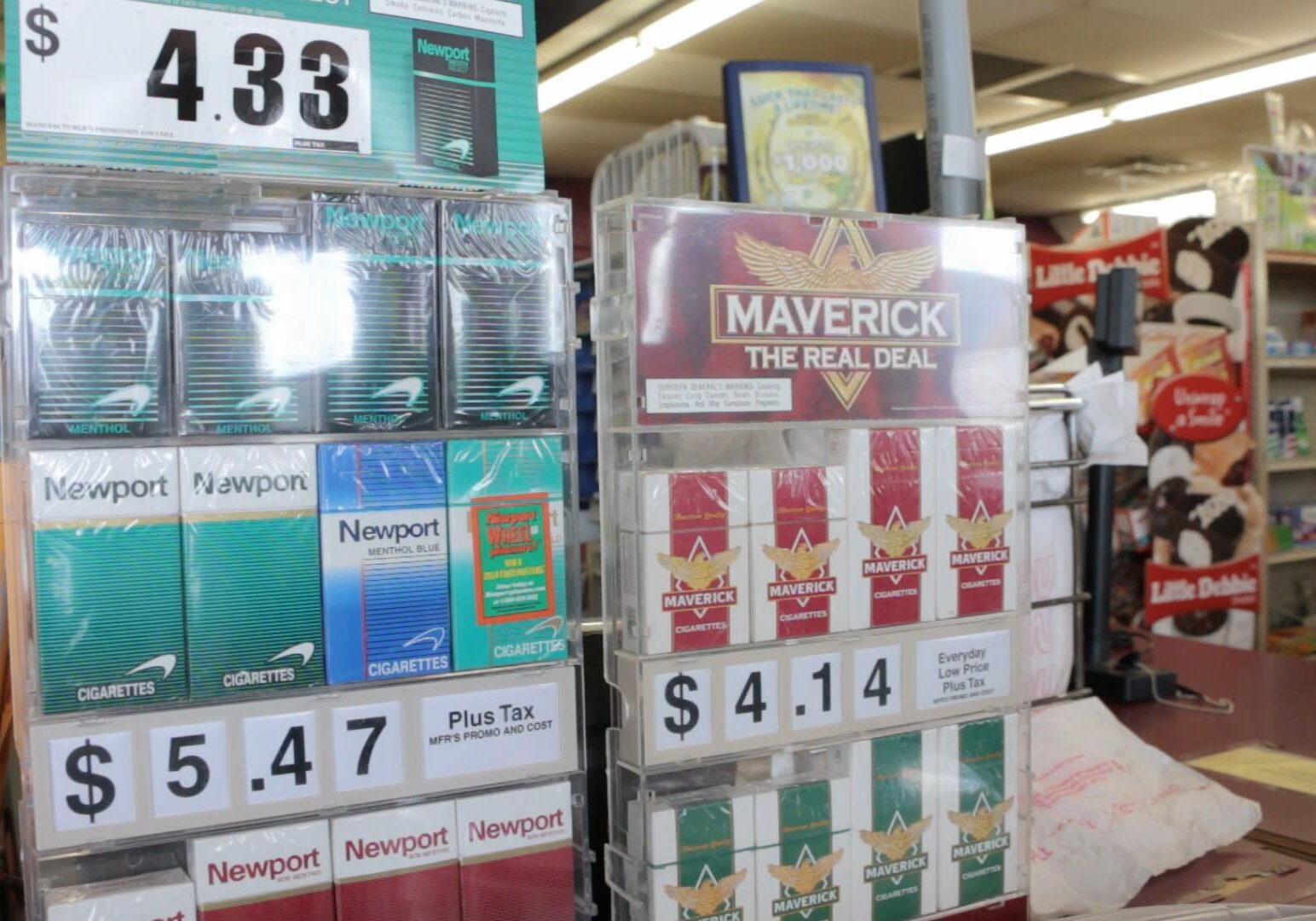 cigarette display