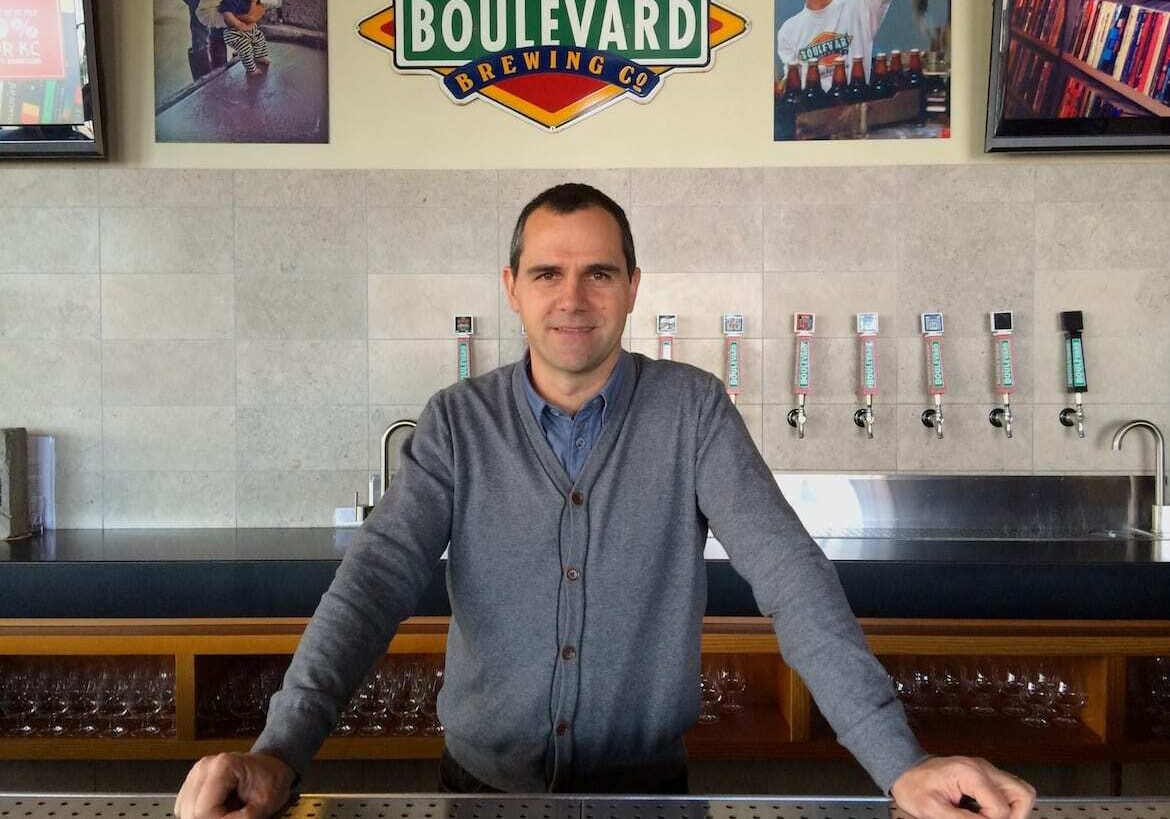 Steven Pauwels is the Boulevard Brewing Company's brewmaster. (Photo by Kyle Geary/The Hale Center for Journalism)